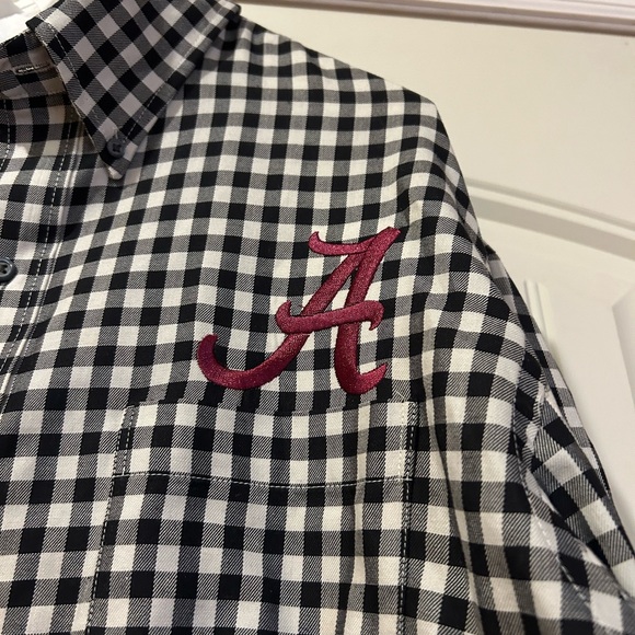 Men’s Embroidered Alabama “A” Button Down - Picture 3 of 3